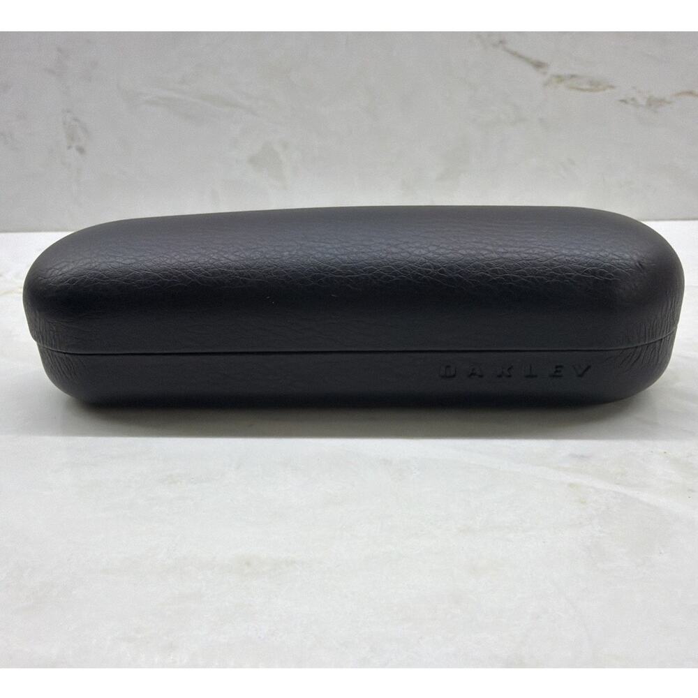 Oakley Hard Clamshell Black Eyeglasses Faux Leather Case - Small / Black